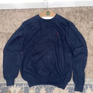 Navy Sweater Polo Ralph Lauren Good Condition